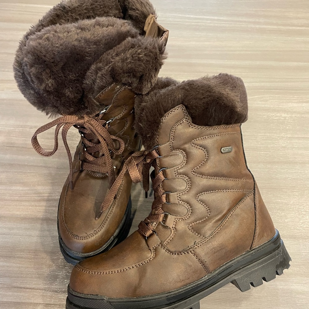Artica Winter Boots with Fur Lining and Rugged Sole